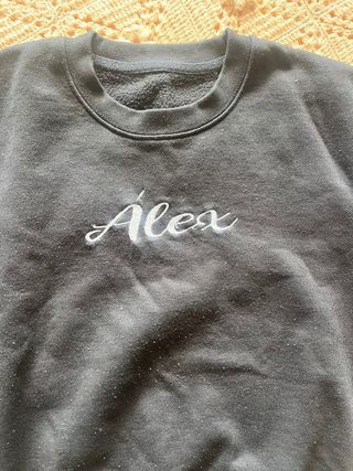 Sudadera Negra Alex Niño 7/8 años