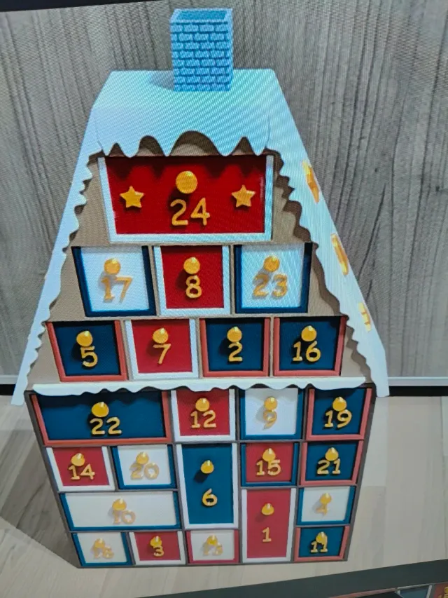 Calendario de Adviento 3D