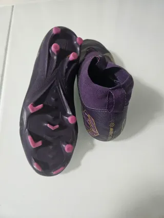 Botas de fútbol Nike Tacos Morado/Dorado