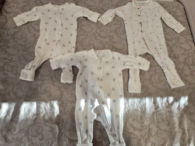 Pigiami Zara per neonati 0-3 mesi (5 unità)