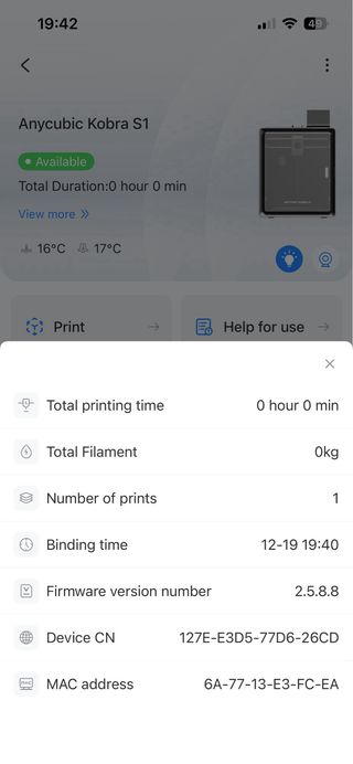 Impresora 3D ANYCUBIC Kobra S1