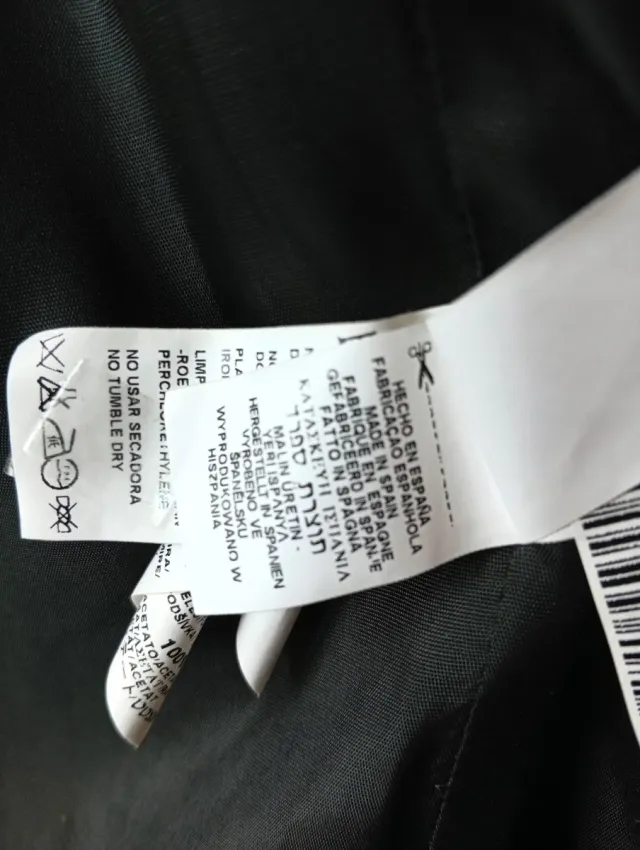 Chaquetón gris  de Zara de paño