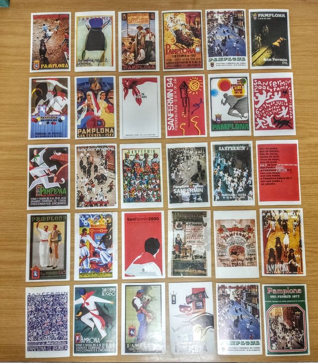 Collezione di manifesti di San Fermín Pamplona