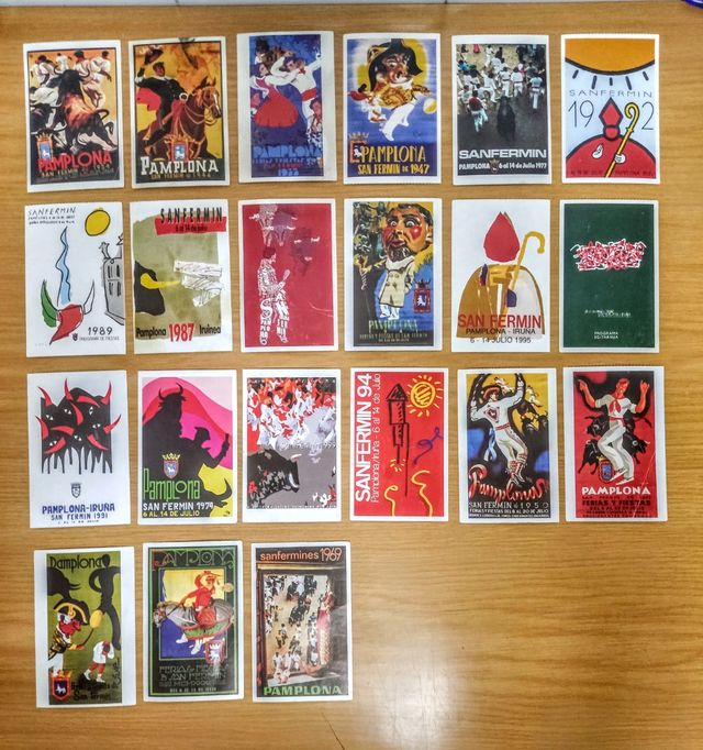 Collezione di manifesti di San Fermín Pamplona