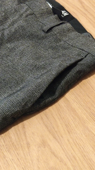 Pantalón pinzas gris hombre - H&M | Talla M