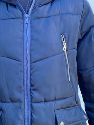 Chaqueta acolchada ZARA azul