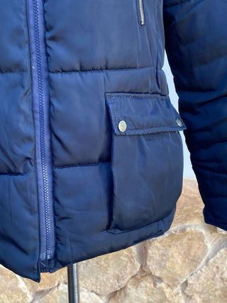 Chaqueta acolchada ZARA azul