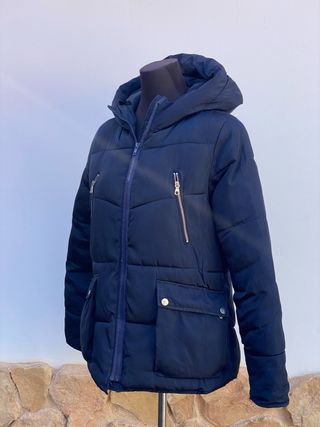 Chaqueta acolchada ZARA azul