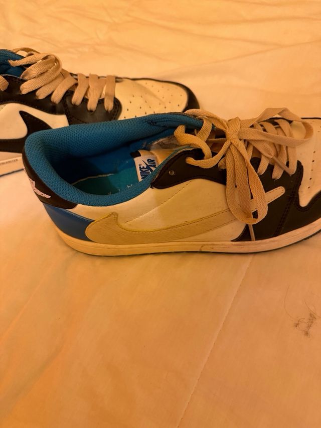 Nike Jordan Travis Scott Azul Marrón Blanco