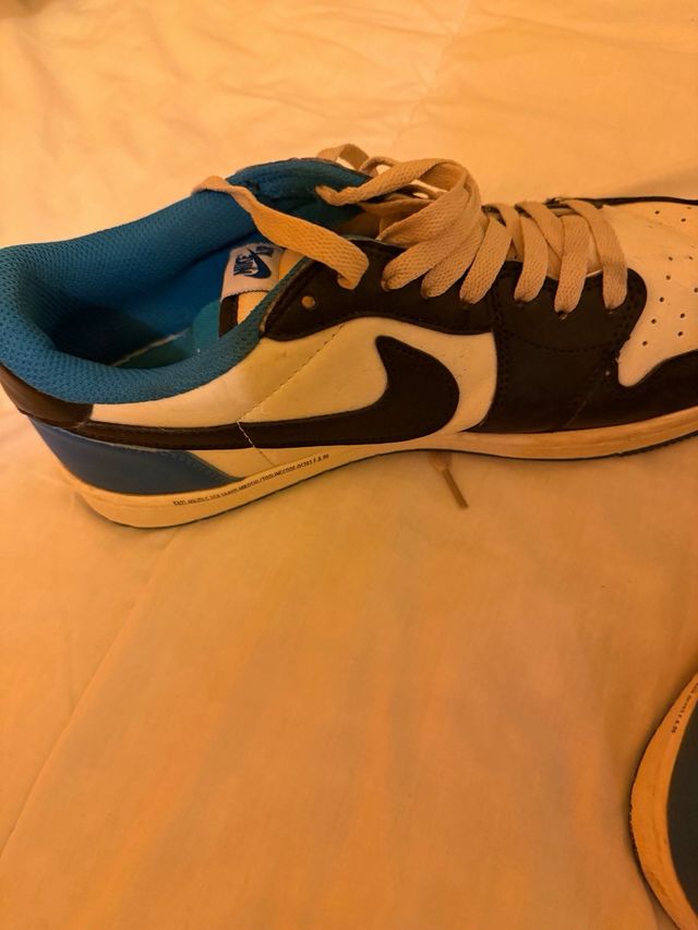 Nike Jordan Travis Scott Azul Marrón Blanco