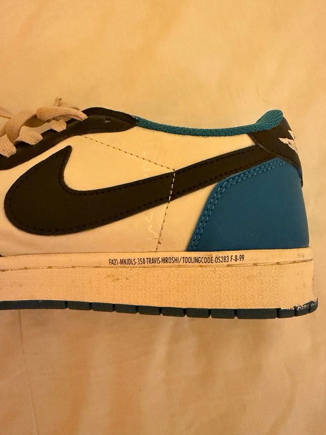 Nike Jordan Travis Scott Azul Marrón Blanco