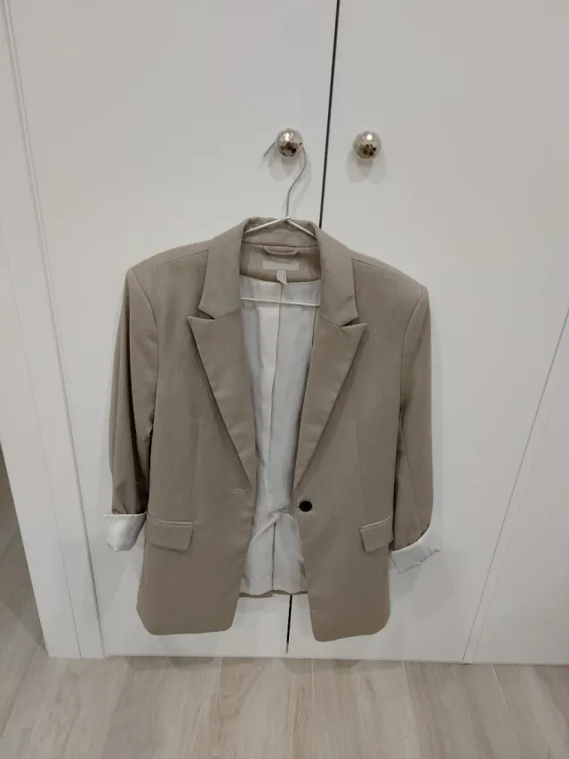 Americana oversize H&M beige