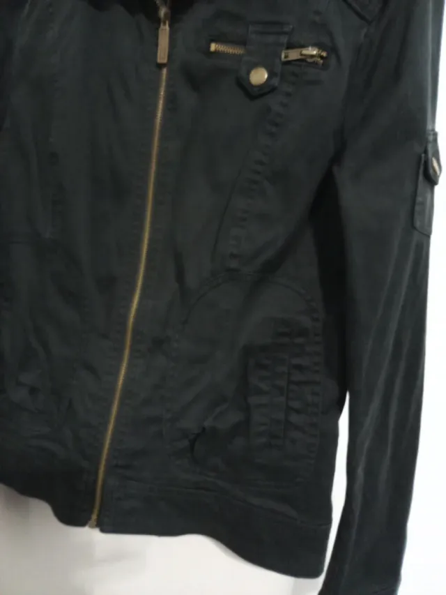 Cazadora Negra Mujer Encuentro 