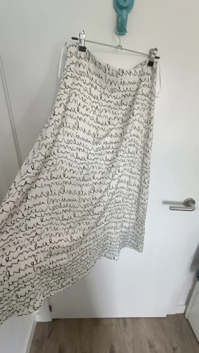 Falda larga estampada