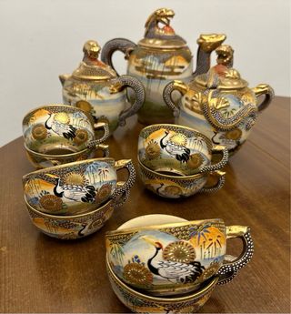 Set da tè Japan (Giapponese) Satsuma per 8 persone