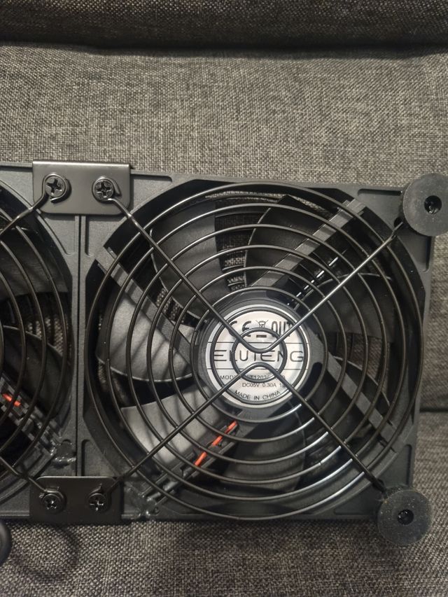 Ventilador Doble ELUTENG USB