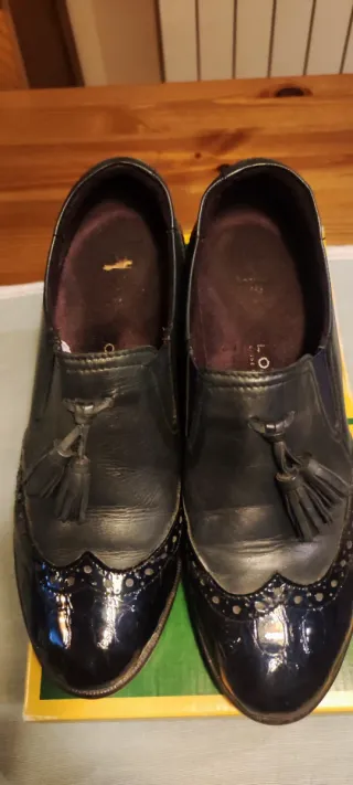 Zapatos Pitillos Talla 38 Azul Marino