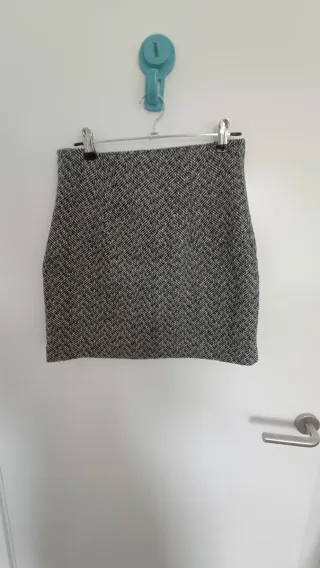 Falda mini estampada