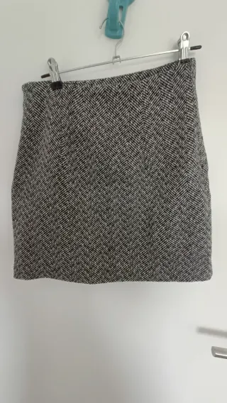 Falda mini estampada