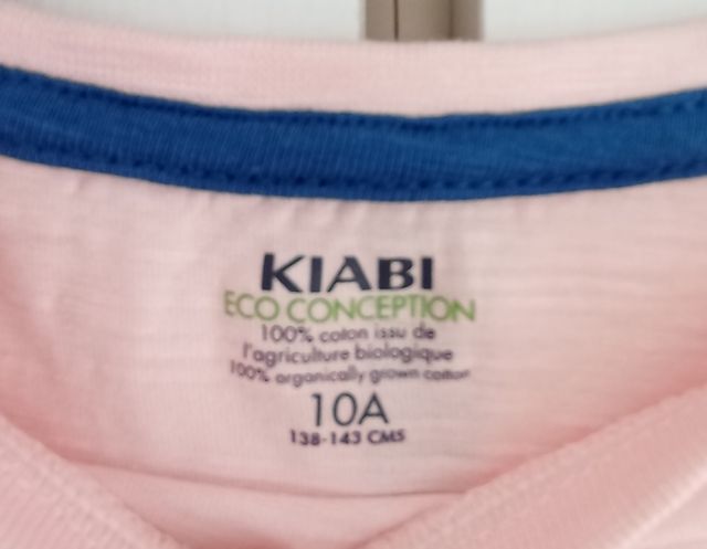 Lote 3 camisetas manga larga KIABI niña