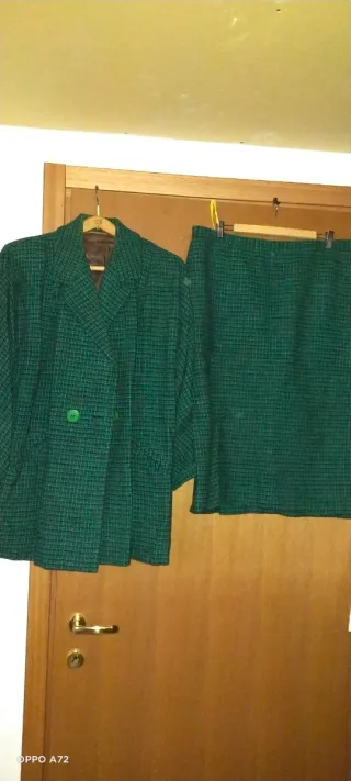 Tailleur sartoriale lana anni 80 tg 52