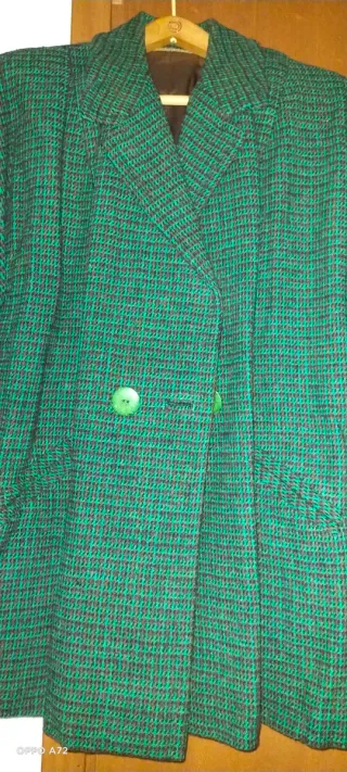 Tailleur sartoriale lana anni 80 tg 52