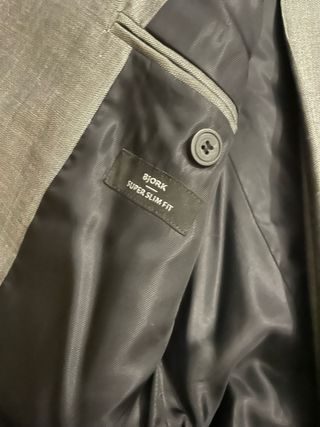 Traje Antonio Miro Gris Talla M