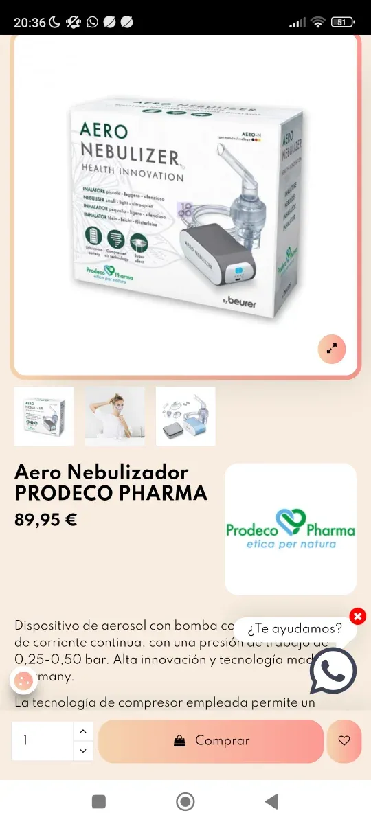 Nebulizador Aero Health Innovation