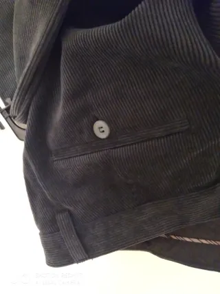 Pantalón Pana Fina MLT Azul