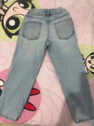 Pantalón vaquero Lefties flores talla 5/6