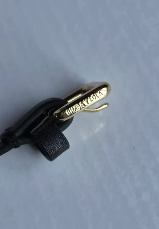 Pulsera BIMBA Y LOLA azul y dorada