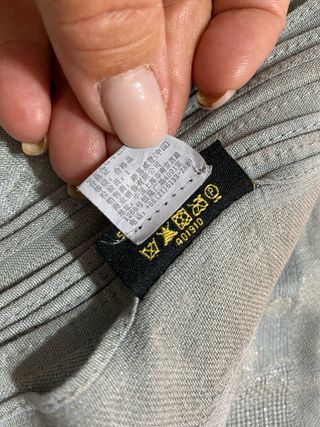 Stola Louis Vuitton Beige Monogram , seta e lana