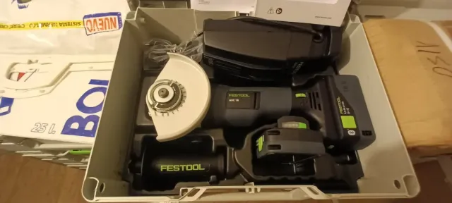 Amoladora Festool AGC 125 - 18V 5.0 EBI - PLUS
