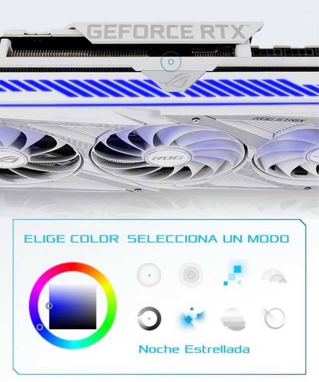 Tarjeta Gráfica ROG Strix RTX 3080 10GB White