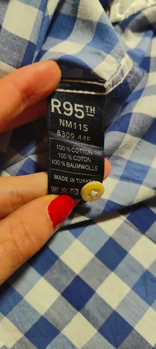Camicia a quadri da ragazzo R95th