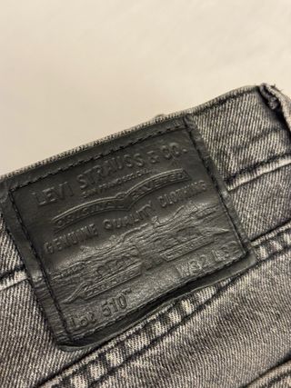 Pantalones Levi's 510 Gris W32 L32