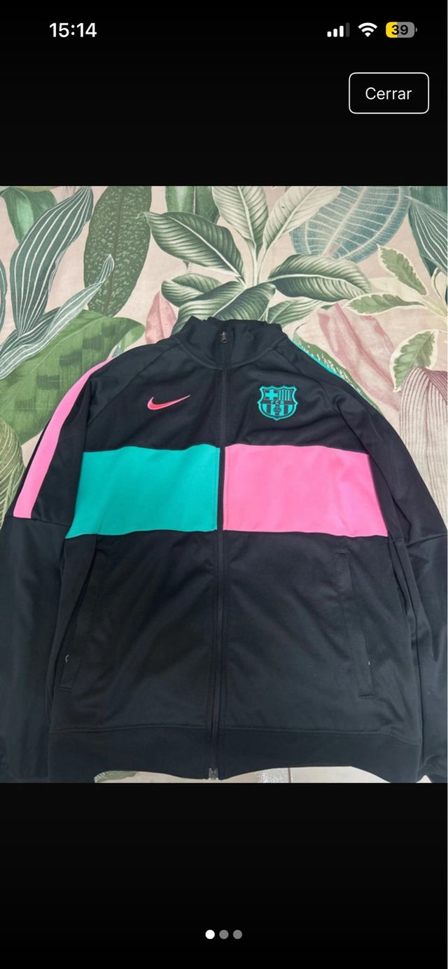 Chaqueta Barça infantil xl
