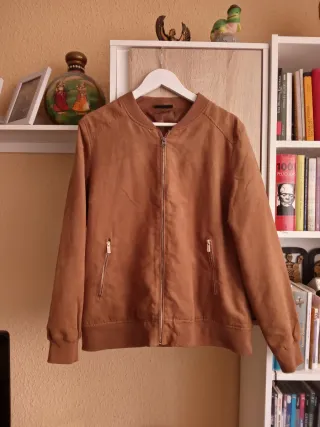 (XL) Chaqueta de manga larga marrón