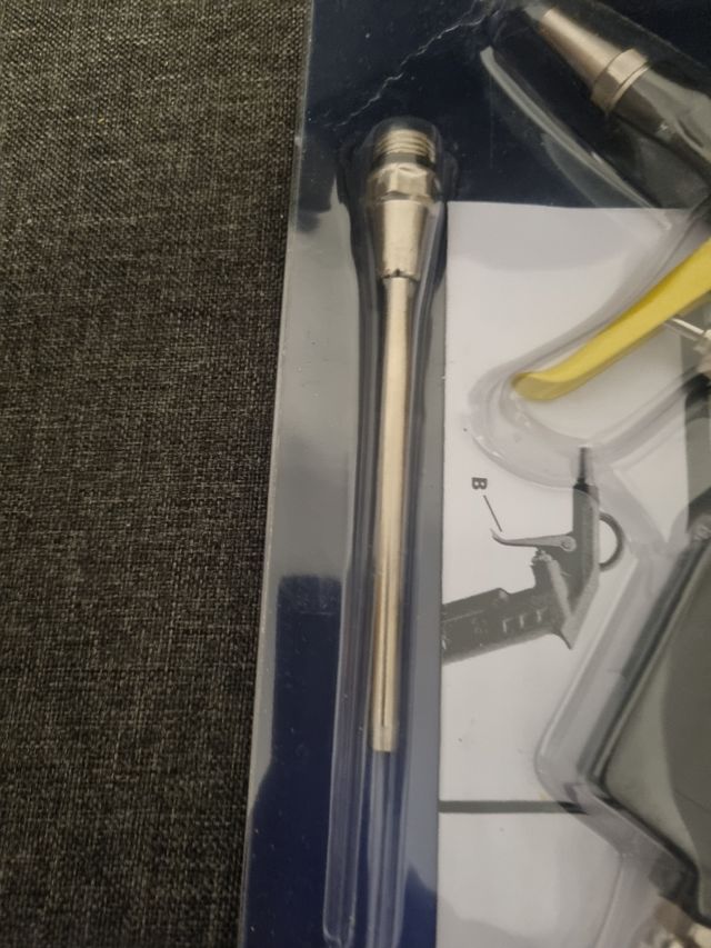 Pistola de aire Michelin con boquilla larga