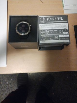 Garmin Fenix 5 Plus Smartwatch Negro/Plata