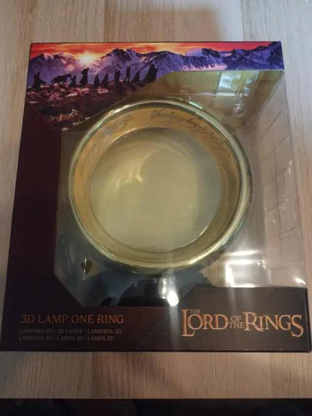 Lámpara 3D El Señor de los Anillos: El Anillo Únic
