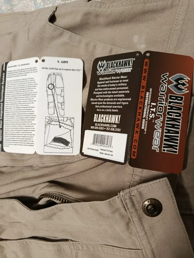 Pantalón torniquetes Blackhawk kaki