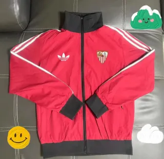 Chaqueta Adidas Roja Cremallera