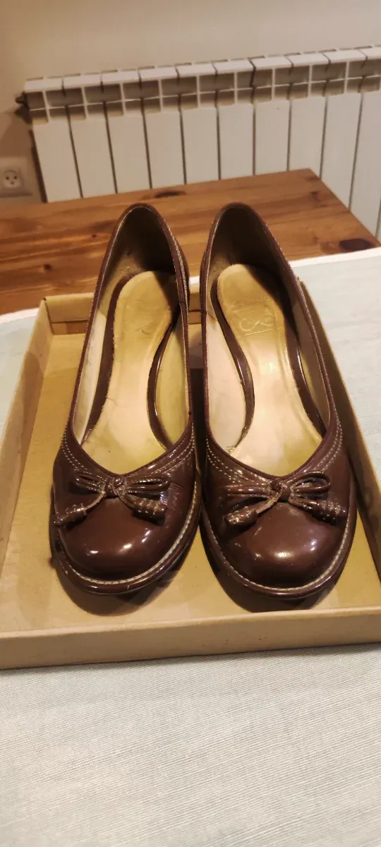 Zapatos Clarks tipo Merceditas burdeos Talla 38