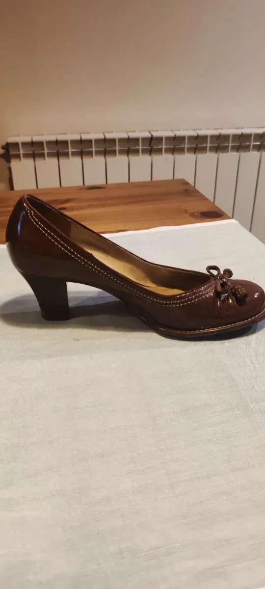 Zapatos Clarks tipo Merceditas burdeos Talla 38