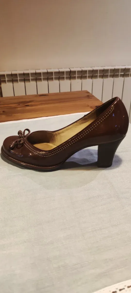 Zapatos Clarks tipo Merceditas burdeos Talla 38