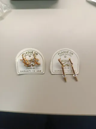 Pack pendientes dorados Bijoux