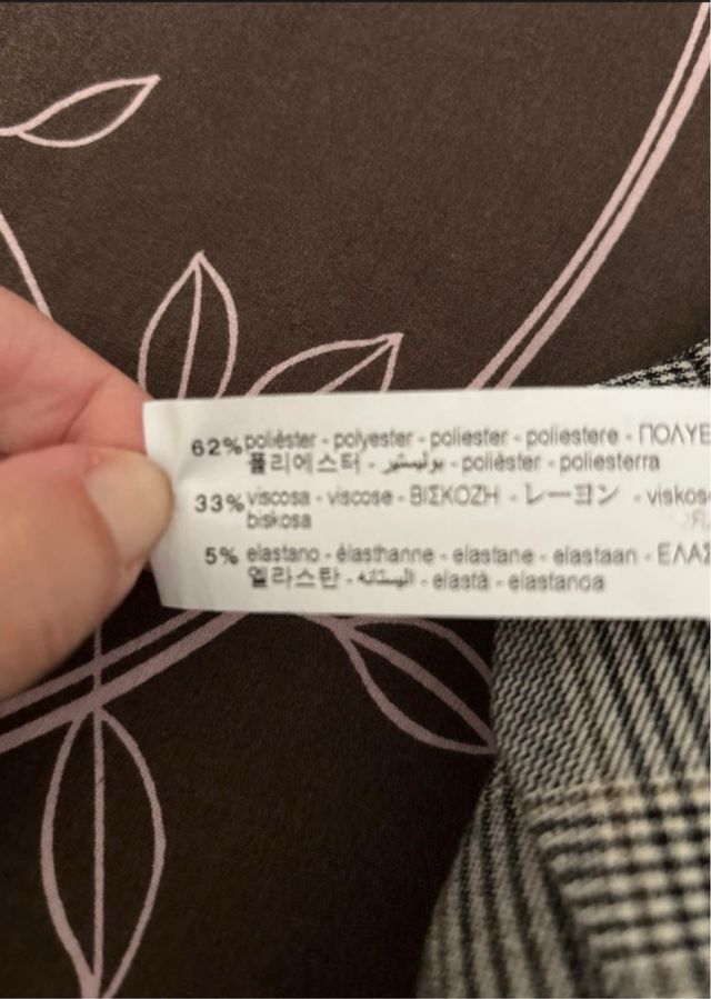 Pantalón de cuadros niña