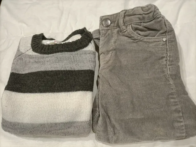 Conjunto Jersey y Pantalón Pana 18-24m