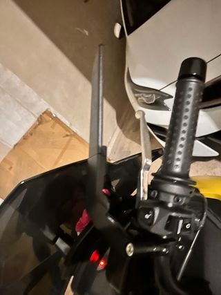 Retrovisores Moto Negros con Tornillos